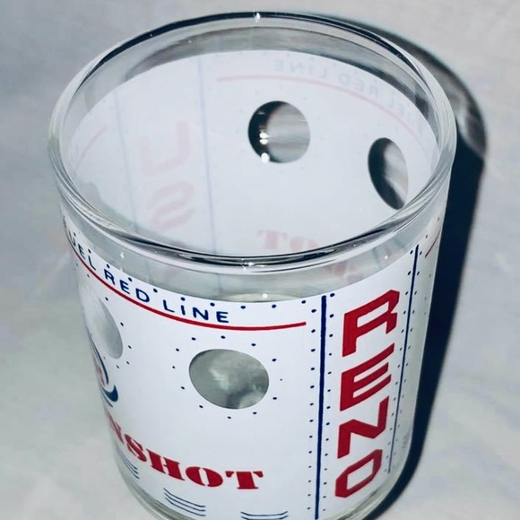 Vintage 1969 Casino Souvenir Lunar Apollo 11 Moonshot Cocktail Glass Moon Space - Picture 3 of 4